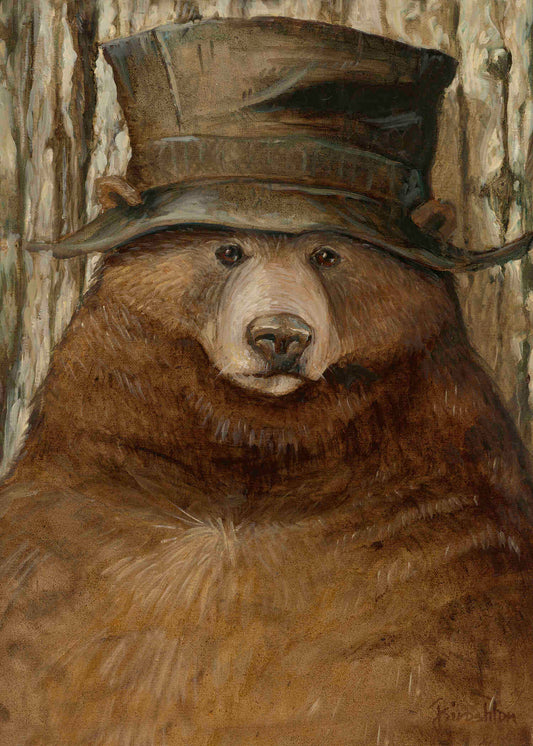 Old Bear of Blaydon Canvas Print