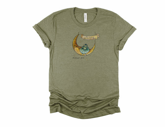 Kitty on the Moon Bella+Canvas T-Shirt