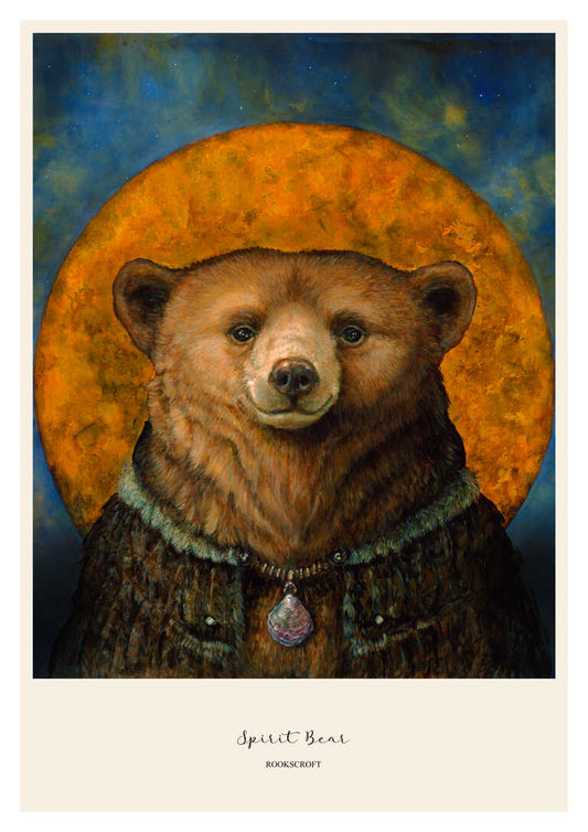 Spirit Bear Art Poster